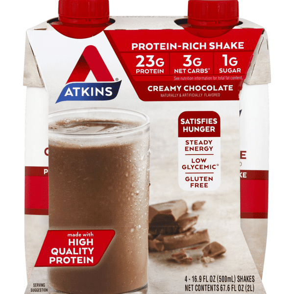 Atkins Creamy Chocolate Protein-Rich Nutrition Shake