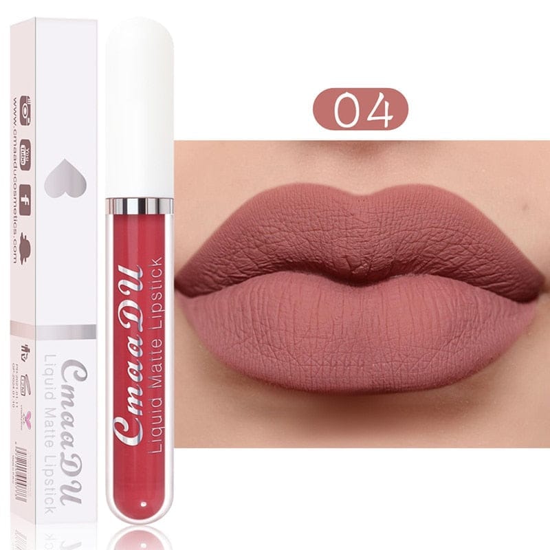 18 Color Matte Velvet Lipstick Vivid Colour Non-Stick Lipstick