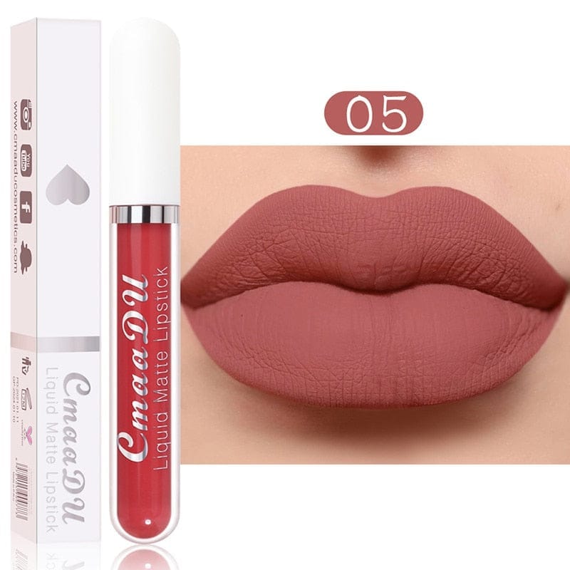 18 Color Matte Velvet Lipstick Vivid Colour Non-Stick Lipstick
