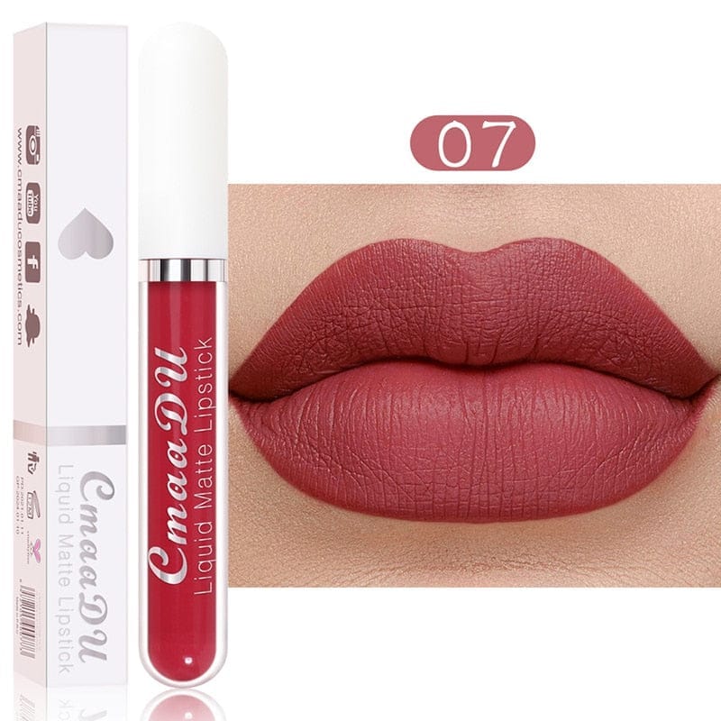 18 Color Matte Velvet Lipstick Vivid Colour Non-Stick Lipstick