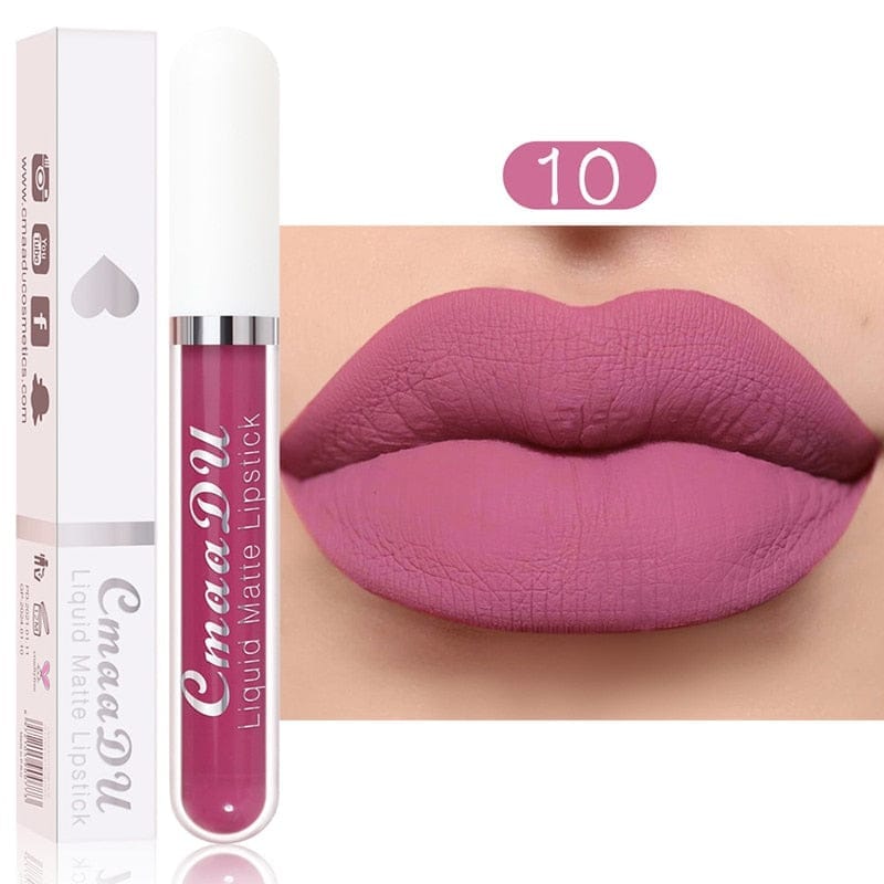 18 Color Matte Velvet Lipstick Vivid Colour Non-Stick Lipstick
