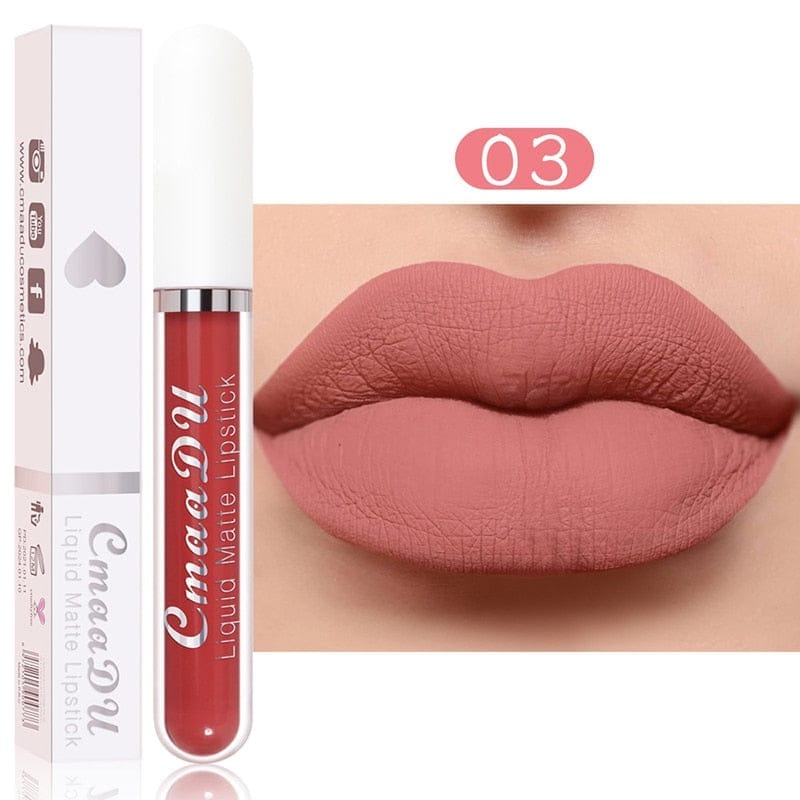 18 Color Matte Velvet Lipstick Vivid Colour Non-Stick Lipstick