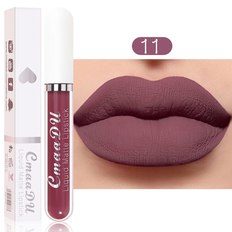 18 Color Matte Velvet Lipstick Vivid Colour Non-Stick Lipstick