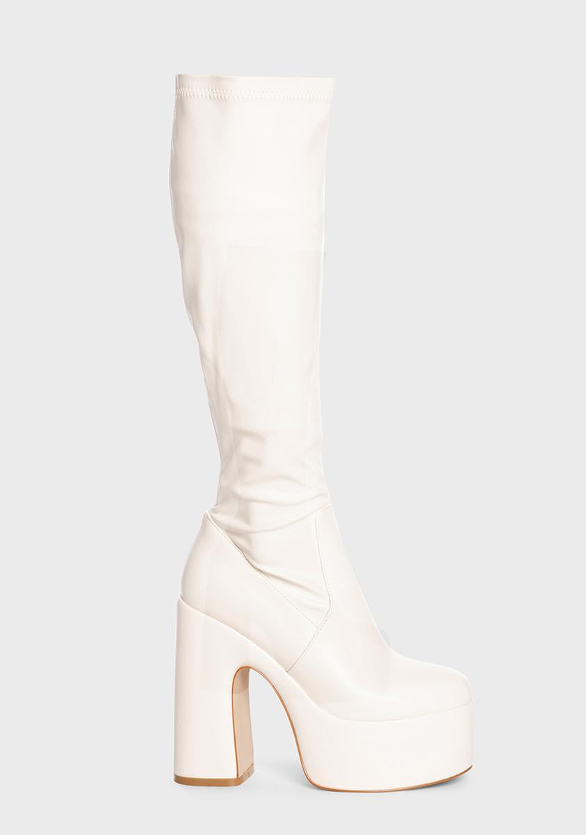 Sutton Platform Stretch Boots