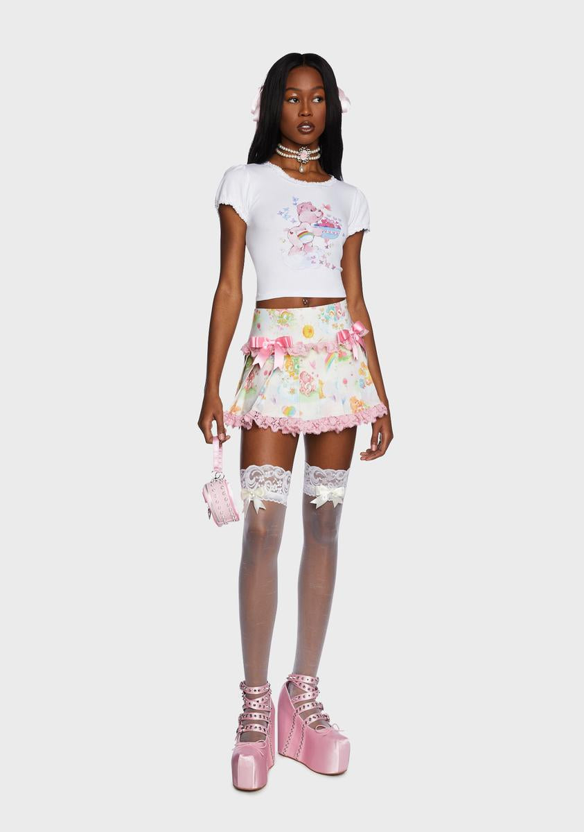 Cloud Wishes Pleated Skirt