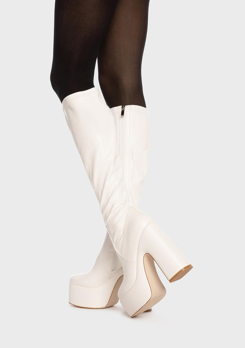 Sutton Platform Stretch Boots