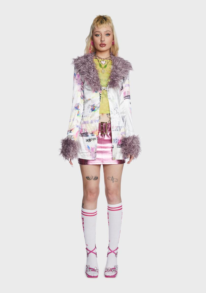 Renaissance Cherub Satin Marla Jacket