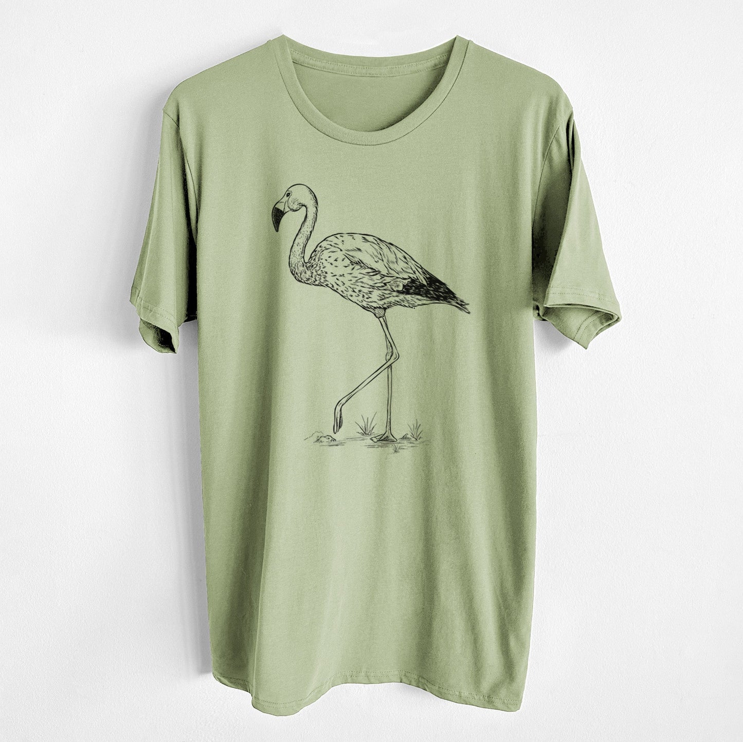 Andean Flamingo - Phoenicoparrus andinus - Unisex Crewneck - Made in USA - 100% Organic Cotton