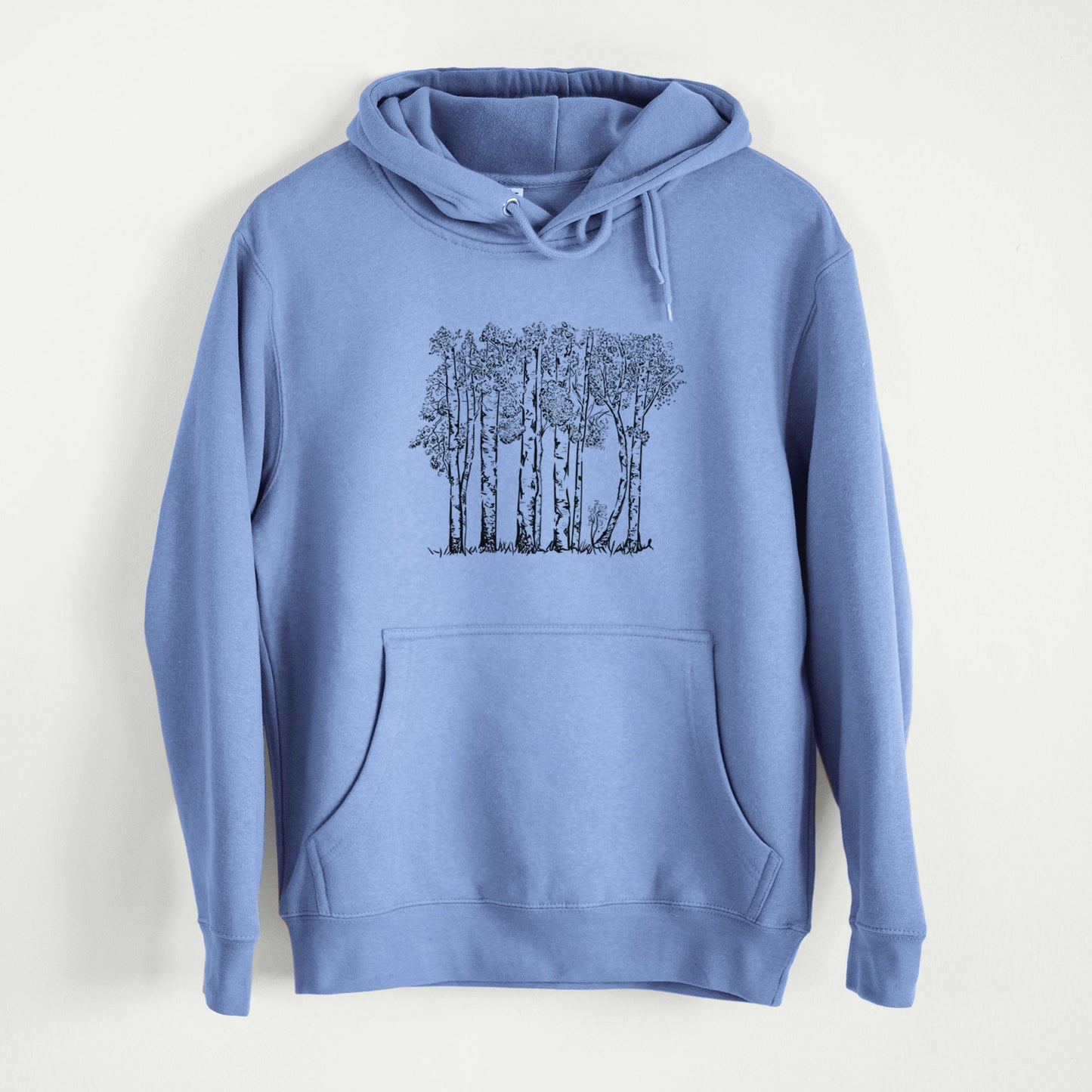 Quaking Aspens - Populus tremuloides - Mid-Weight Unisex Premium Blend Hoodie