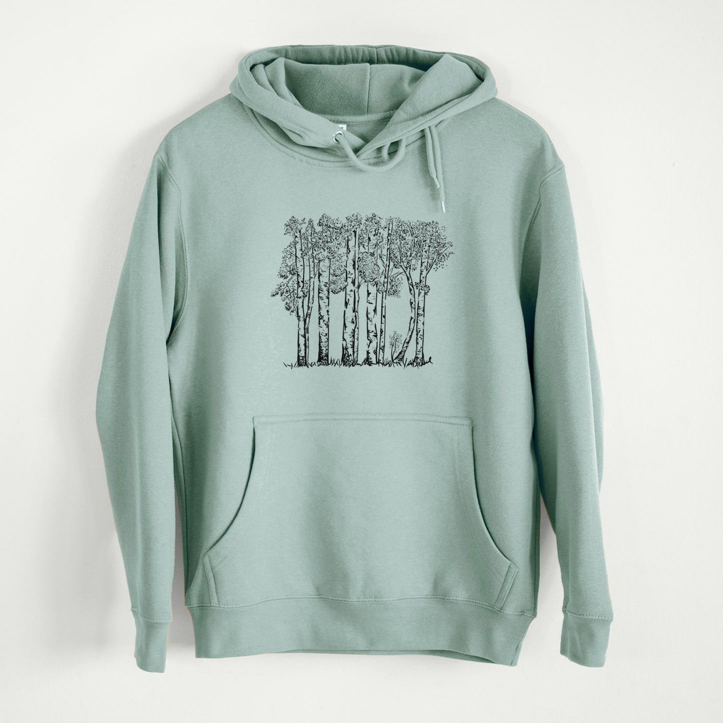 Quaking Aspens - Populus tremuloides - Mid-Weight Unisex Premium Blend Hoodie