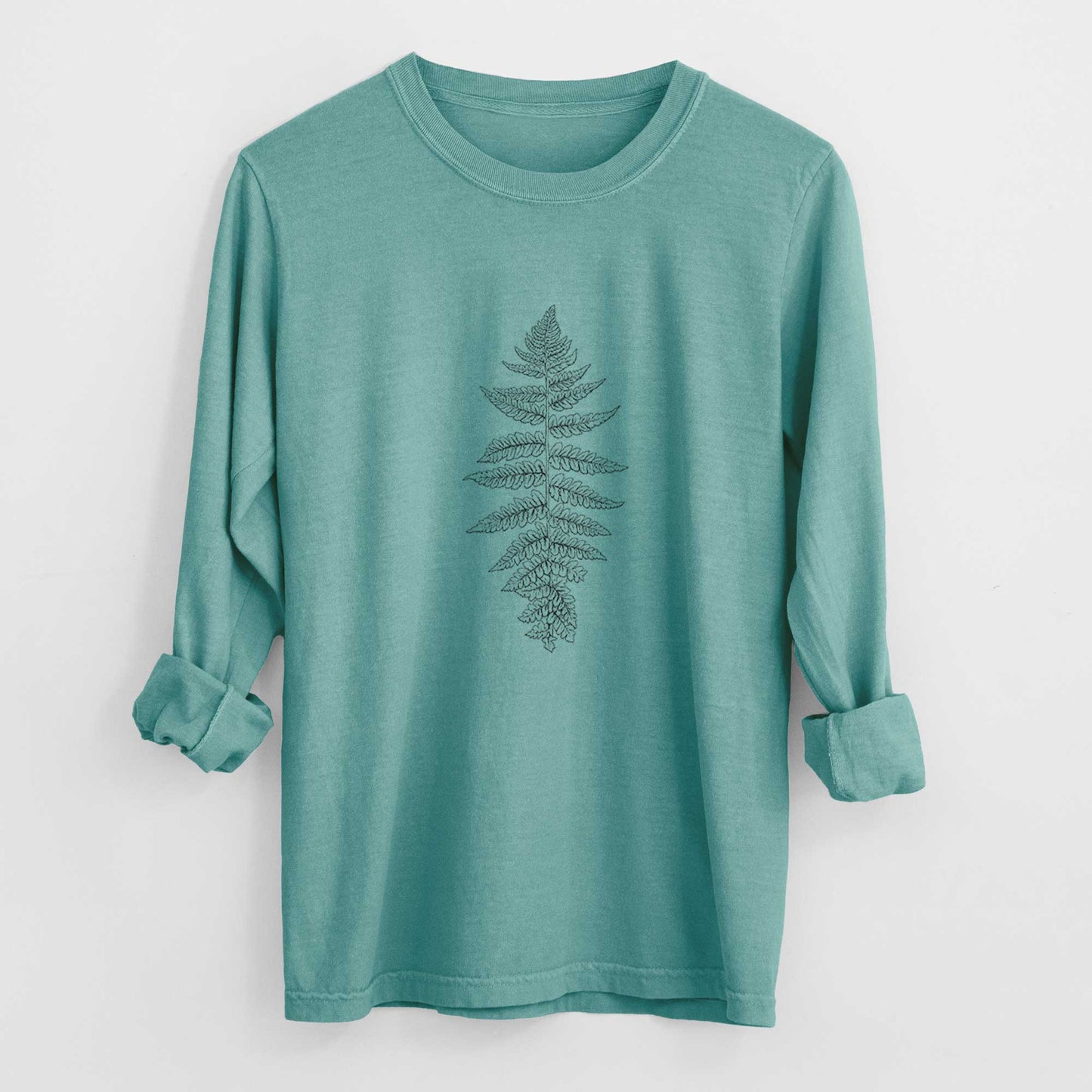 Athyrium filix femina - Lady Fern - Heavyweight 100% Cotton Long Sleeve