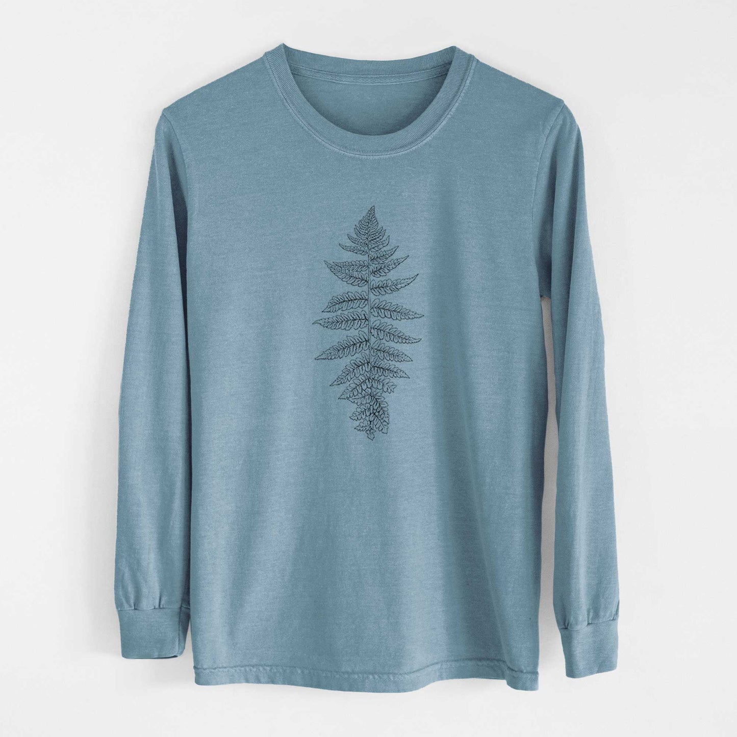 Athyrium filix femina - Lady Fern - Heavyweight 100% Cotton Long Sleeve
