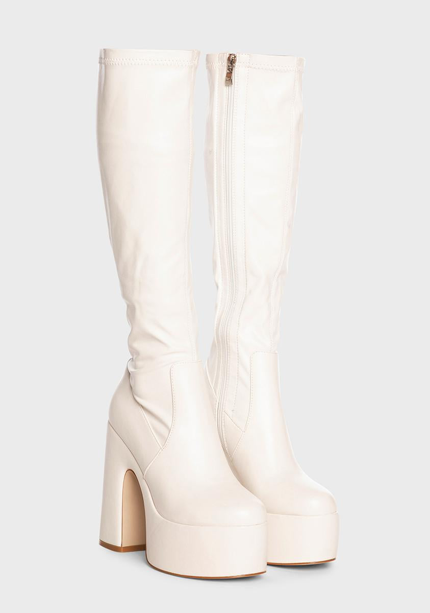 Sutton Platform Stretch Boots