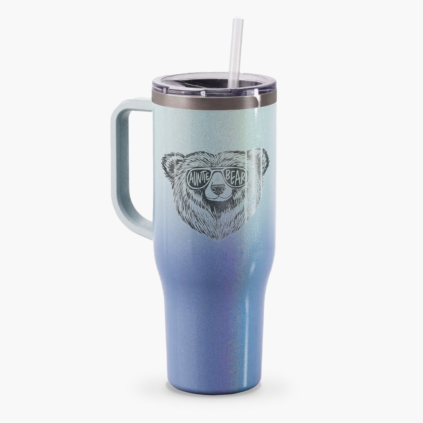 Auntie Bear - 40oz Tumbler with Handle