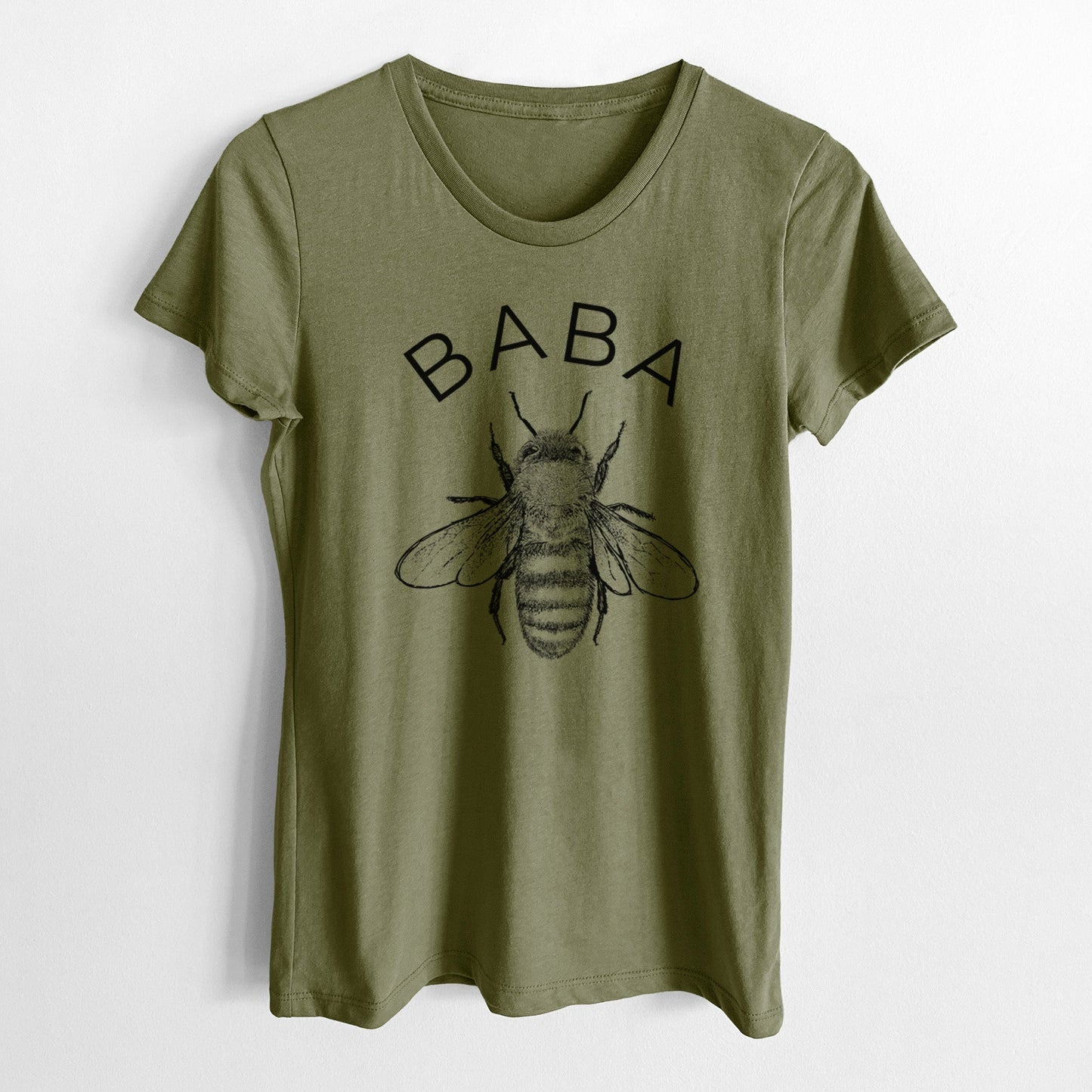 Baba Bee - Women's Crewneck - Made in USA - 100% Organic Cotton