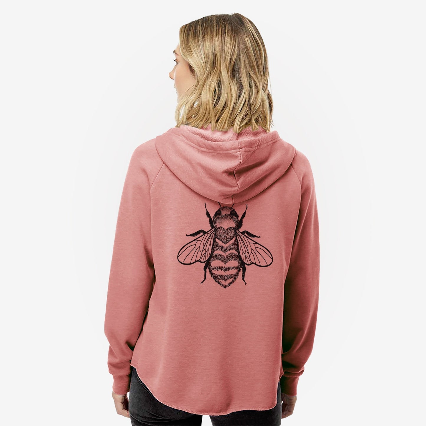 Bee Love - Women's Cali Wave Zip-Up Sweatshirt