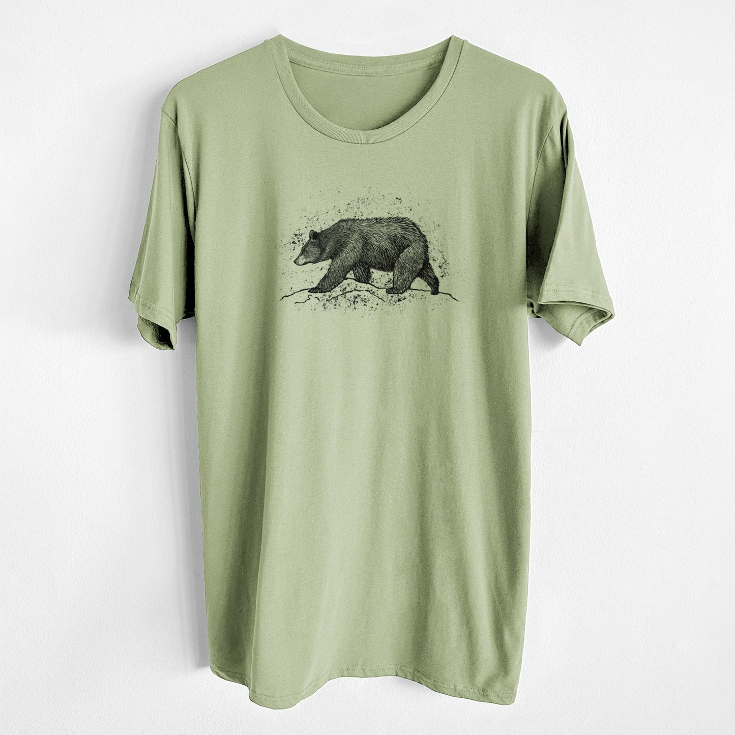 Black Bear - Unisex Crewneck - Made in USA - 100% Organic Cotton