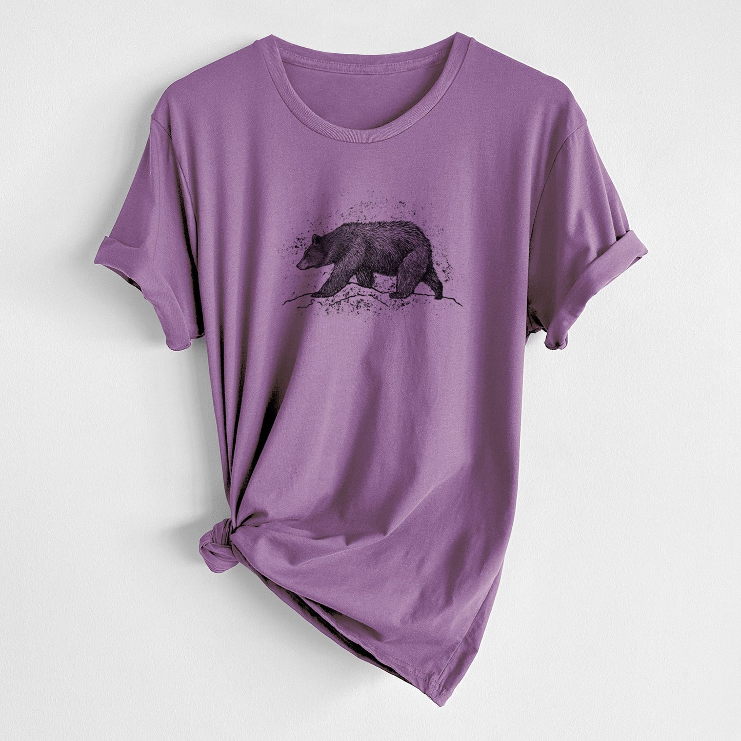 Black Bear - Unisex Crewneck - Made in USA - 100% Organic Cotton