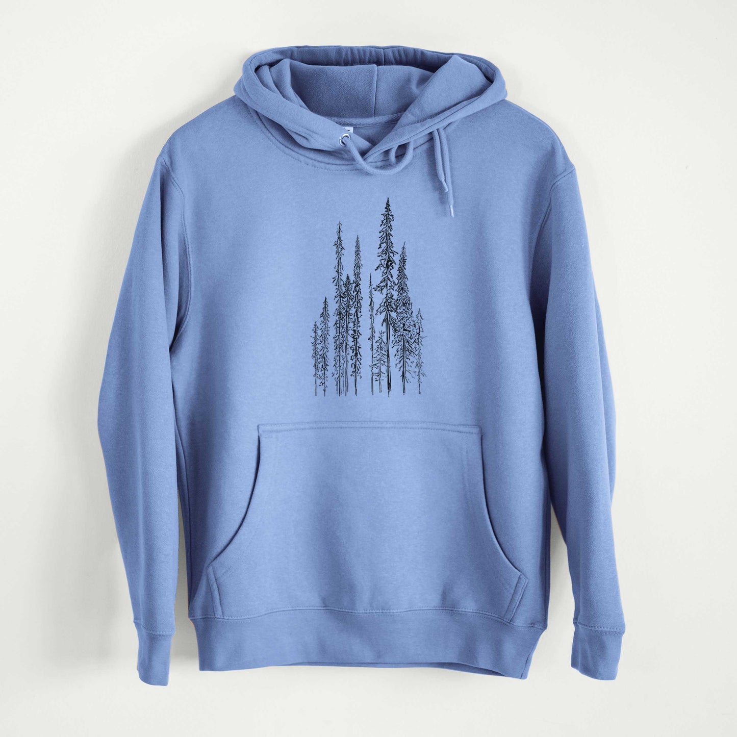 Black Spruce (Picea mariana) - Mid-Weight Unisex Premium Blend Hoodie