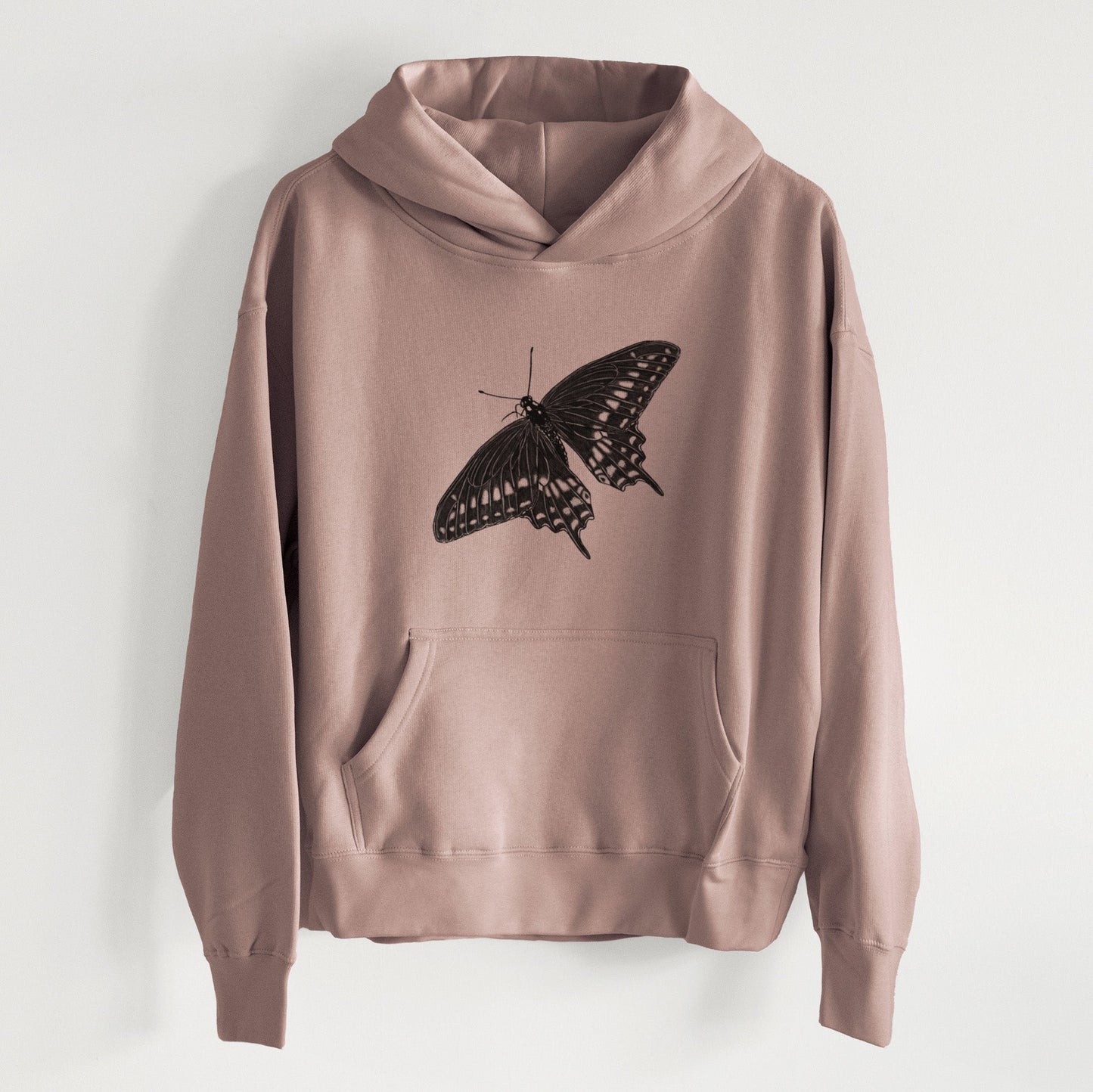 Black Swallowtail Butterfly - Papilio polyxenes - Women's Heavyweight Relaxed Hoodie