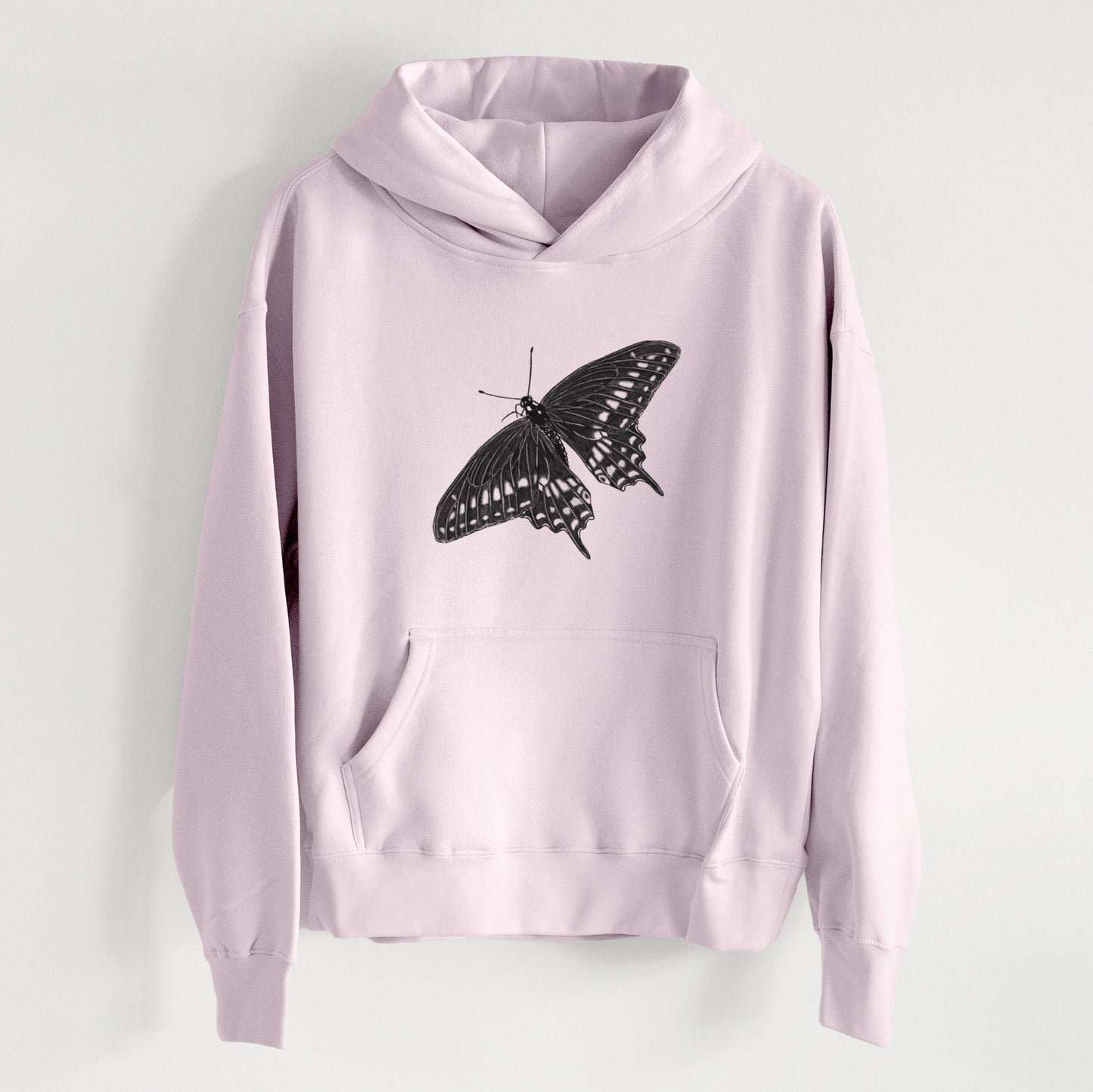Black Swallowtail Butterfly - Papilio polyxenes - Women's Heavyweight Relaxed Hoodie