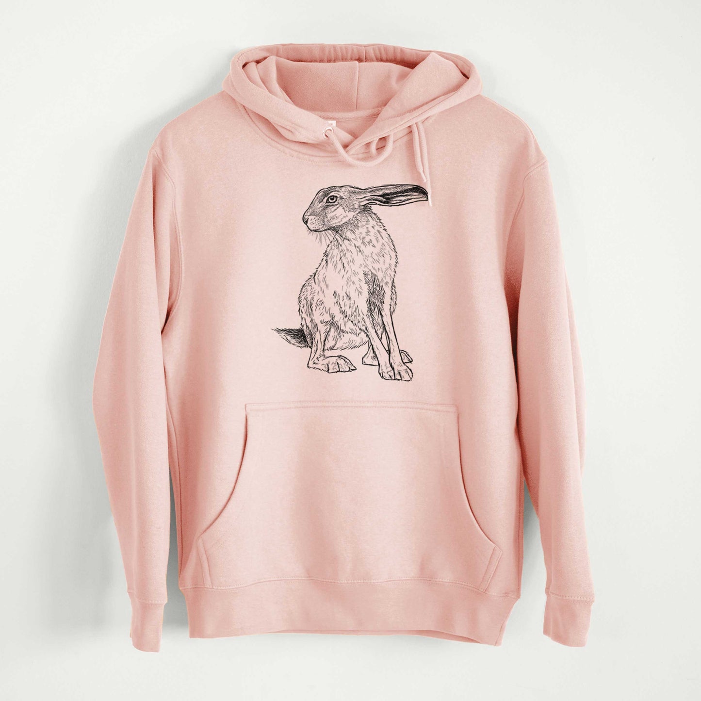 Black-tailed Jackrabbit - Lepus californicus - Mid-Weight Unisex Premium Blend Hoodie