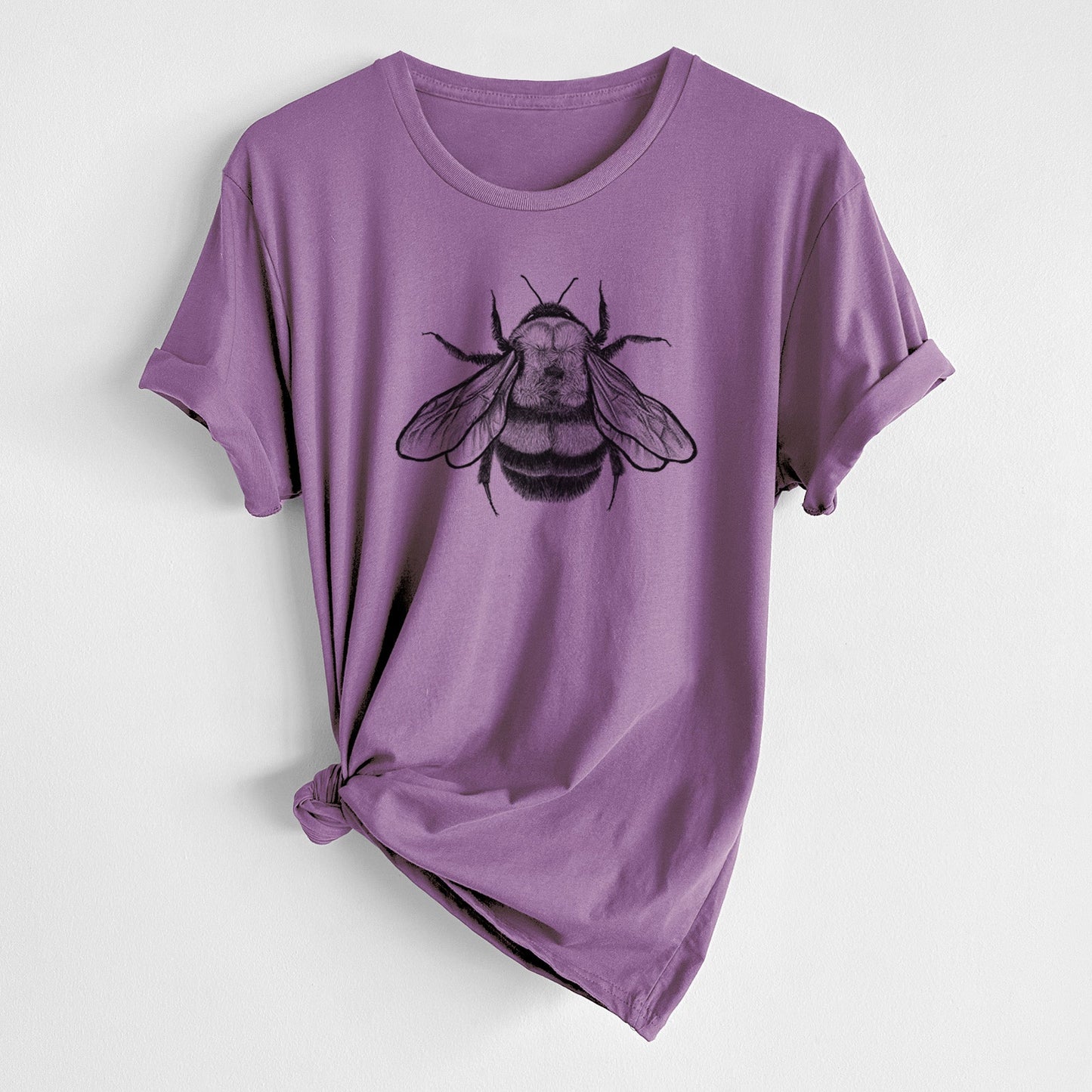 Bombus Affinis - Rusty-Patched Bumble Bee - Unisex Crewneck - Made in USA - 100% Organic Cotton