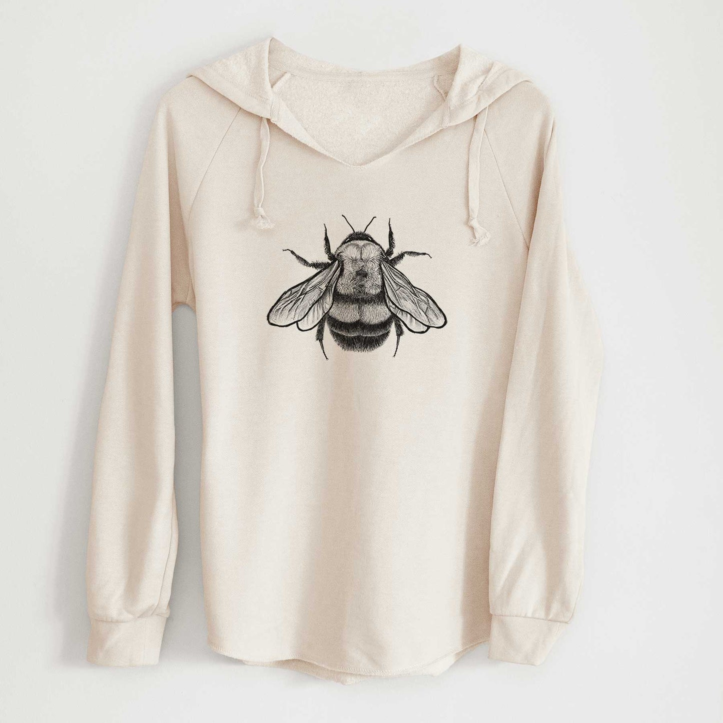Bombus Affinis - Rusty-Patched Bumble Bee - Cali Wave Hooded Sweatshirt