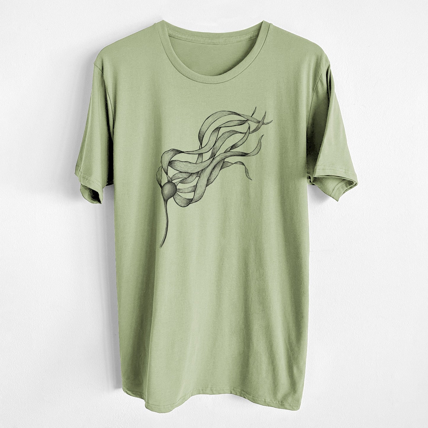 Bull Kelp - Nereocystis Luetkeana - Unisex Crewneck - Made in USA - 100% Organic Cotton