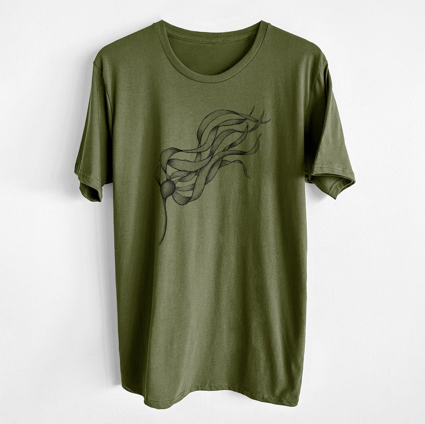 Bull Kelp - Nereocystis Luetkeana - Unisex Crewneck - Made in USA - 100% Organic Cotton
