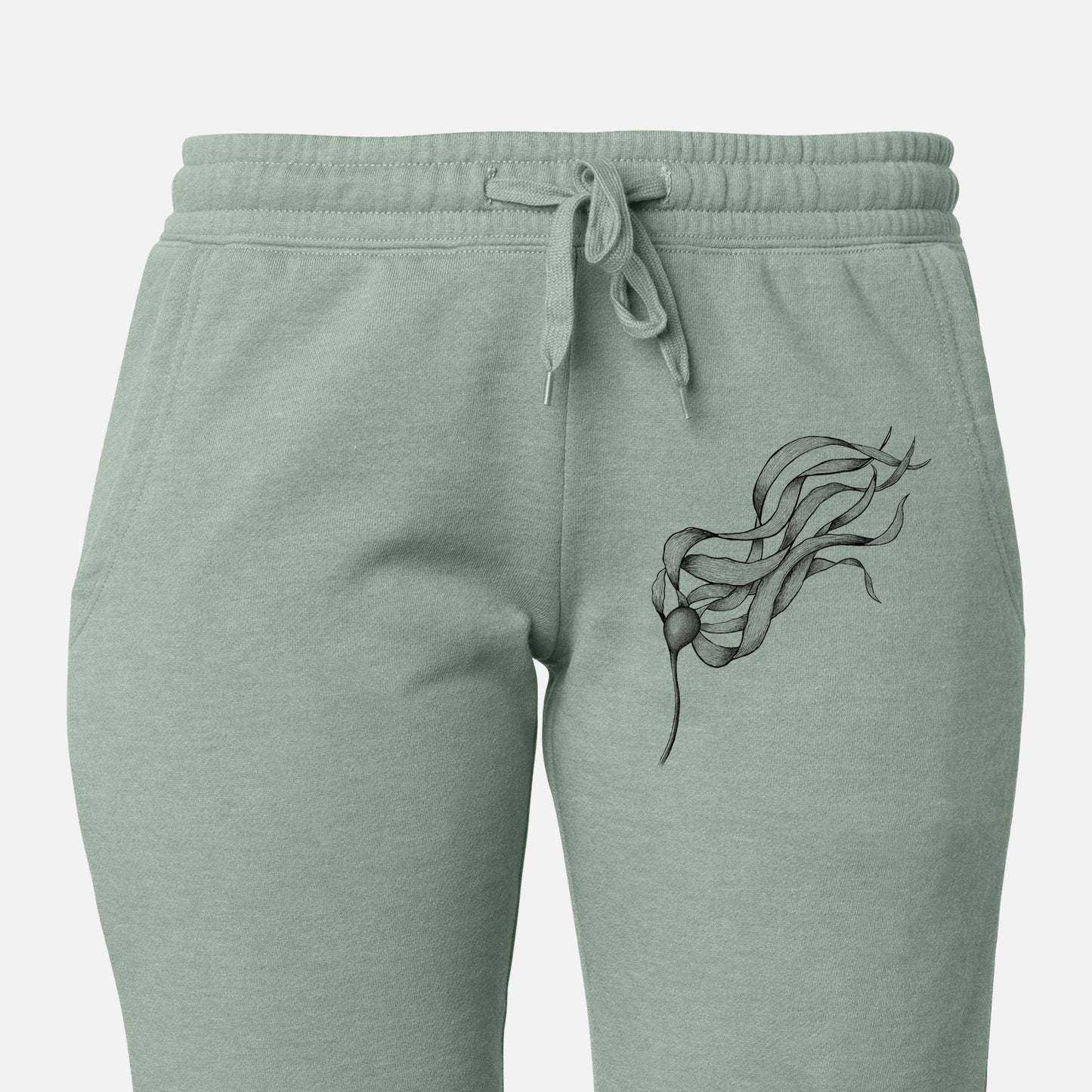 Bull Kelp - Nereocystis Luetkeana - Women's Cali Wave Jogger Sweatpants