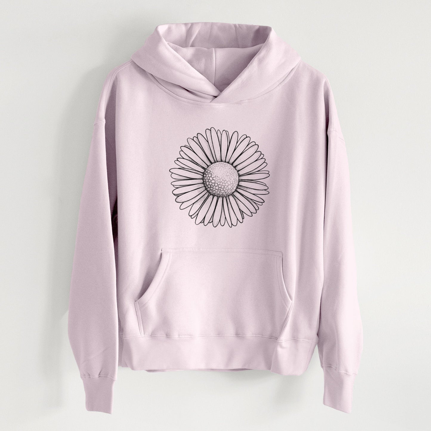 Bellis perennis - The Common Daisy - Women's Heavyweight Relaxed Hoodie