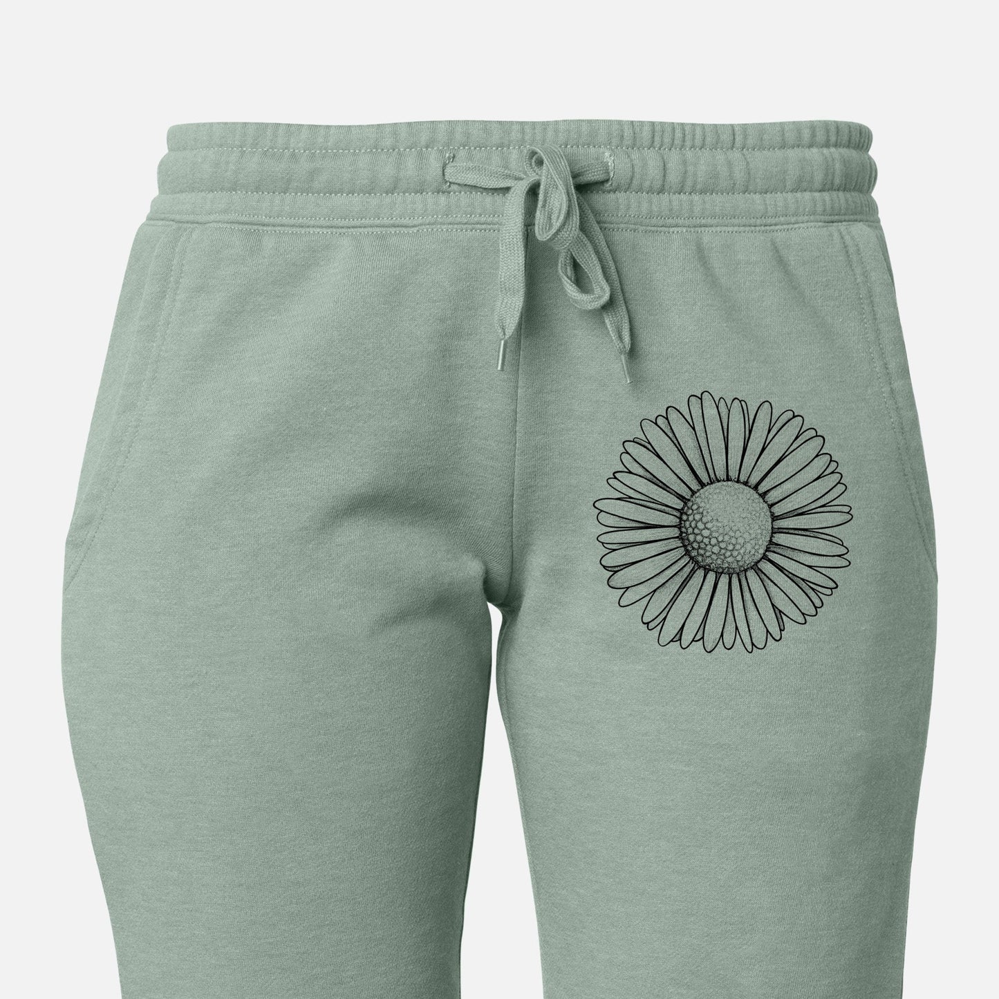 Bellis perennis - The Common Daisy - Women's Cali Wave Jogger Sweatpants