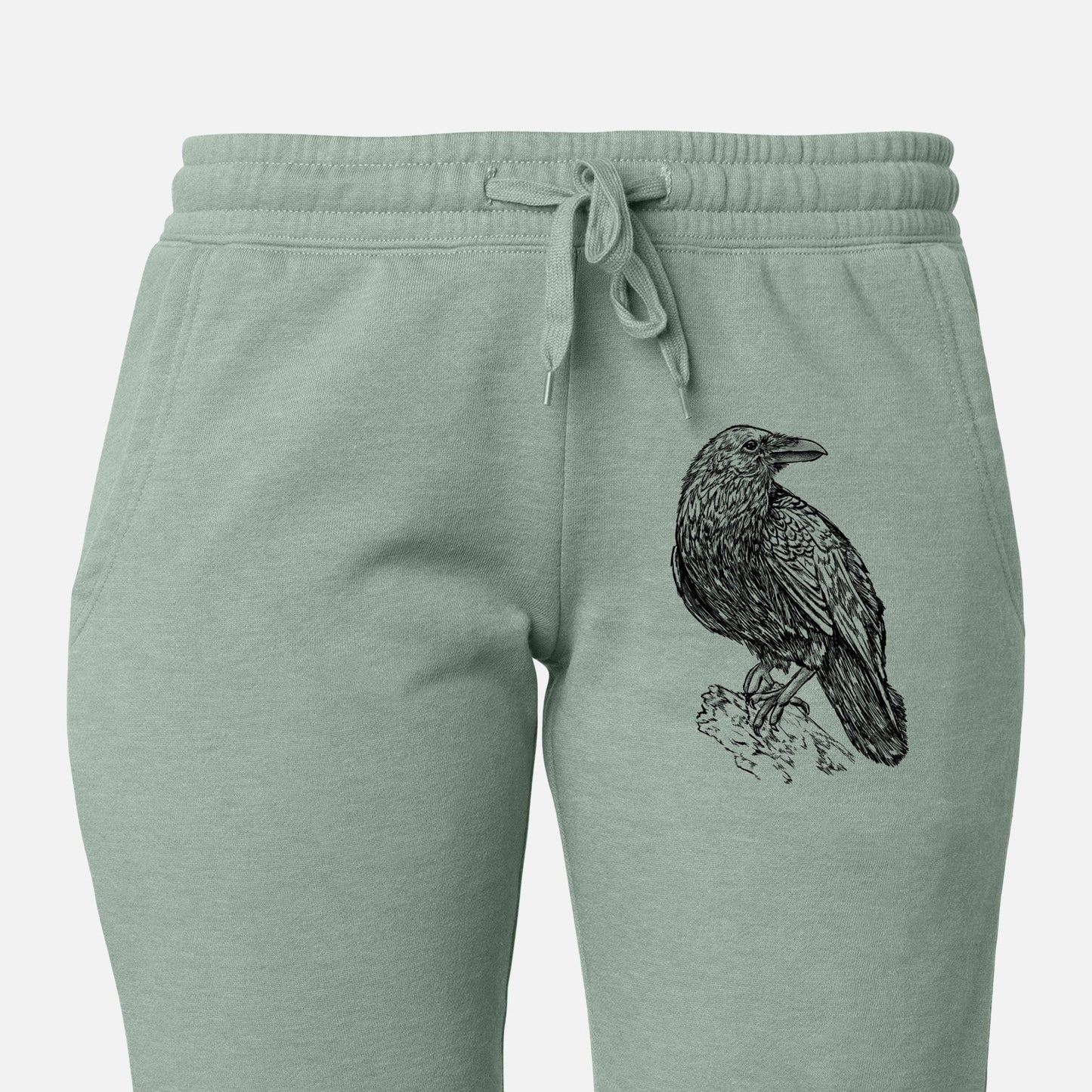 Corvus corax - Common Raven - Women's Cali Wave Jogger Sweatpants