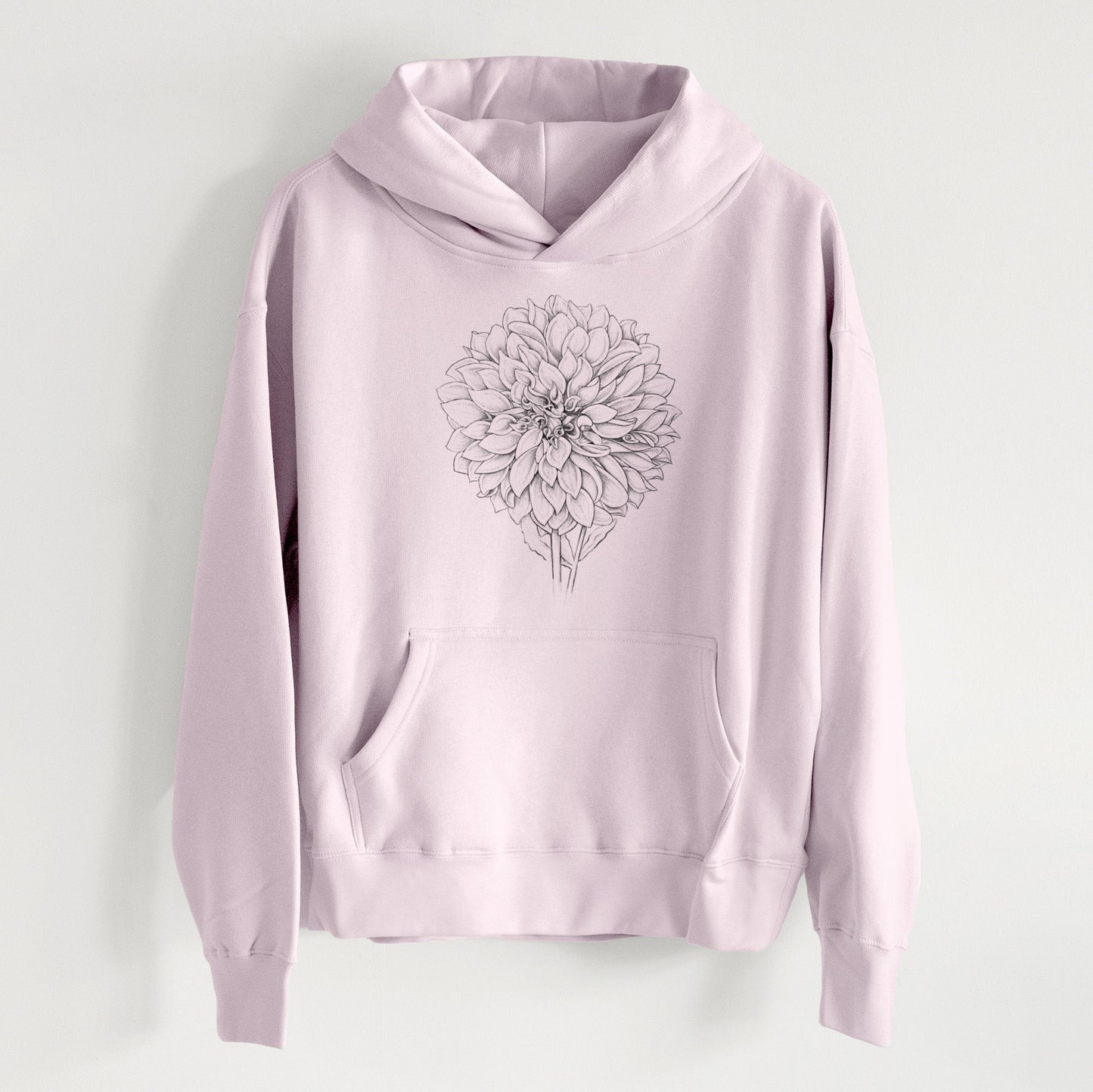 Dahlia Cafe Au Lait - Women's Heavyweight Relaxed Hoodie