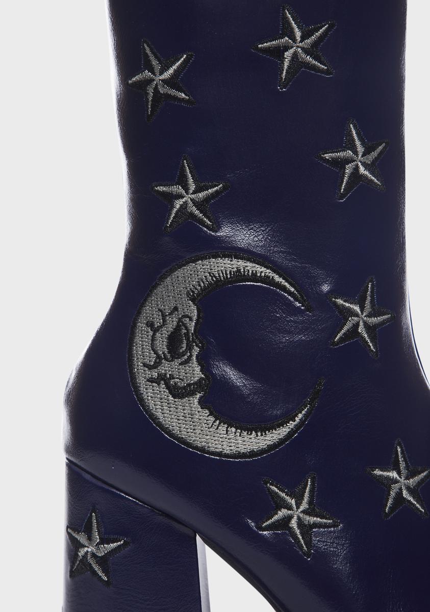Dreams Of Mooncraft Heeled Boots