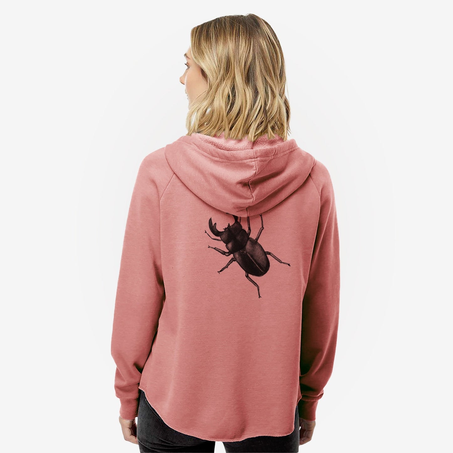 Dorcus titanus - Giant Stag Beetle - Women's Cali Wave Zip-Up Sweatshirt