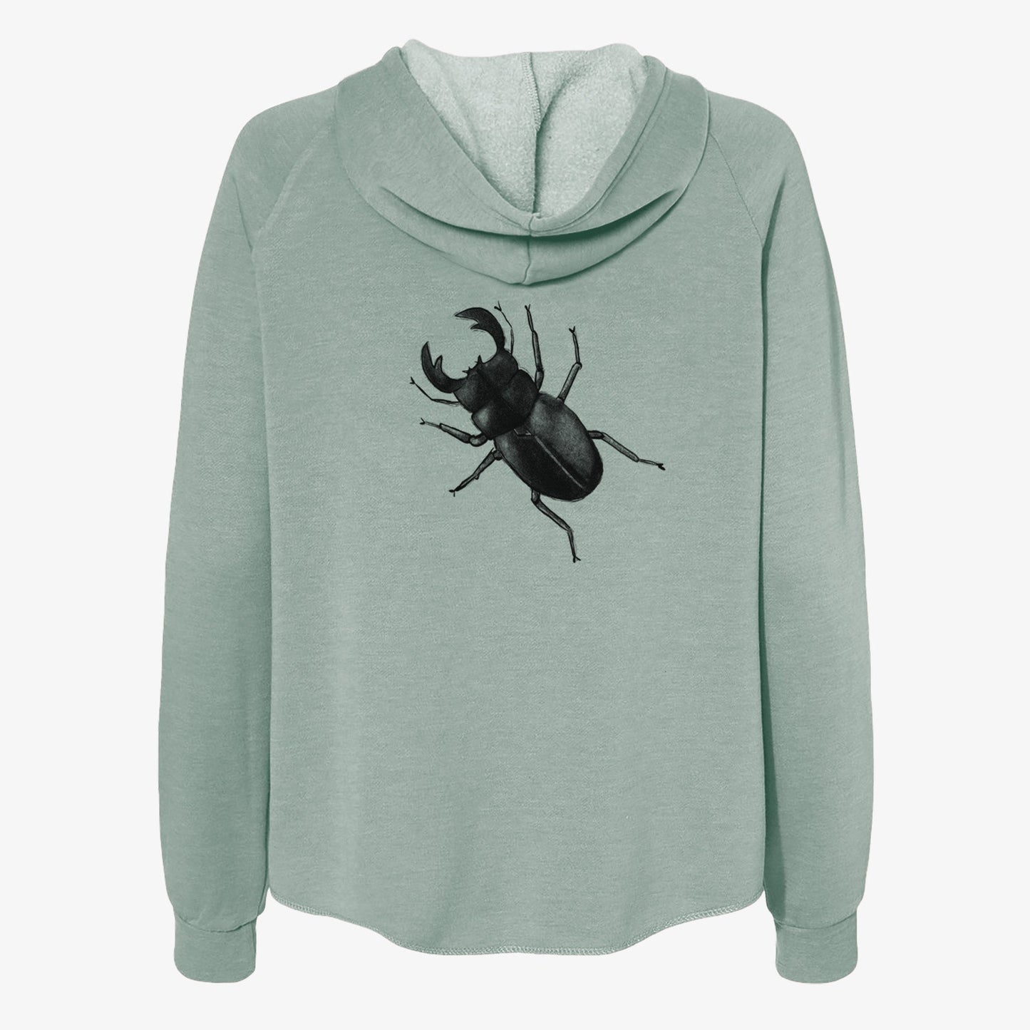 Dorcus titanus - Giant Stag Beetle - Women's Cali Wave Zip-Up Sweatshirt