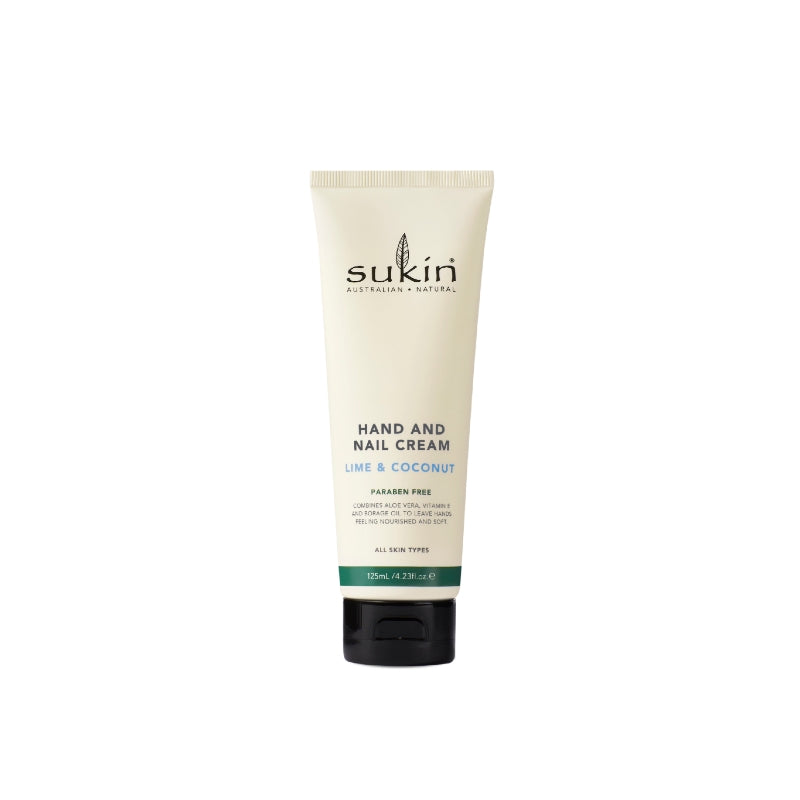 Sukin Hand & Nail Cream Lime & Coconut 125ml