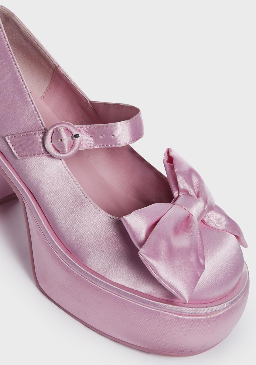 Sweet Bashful Bozo Platform Mary Janes