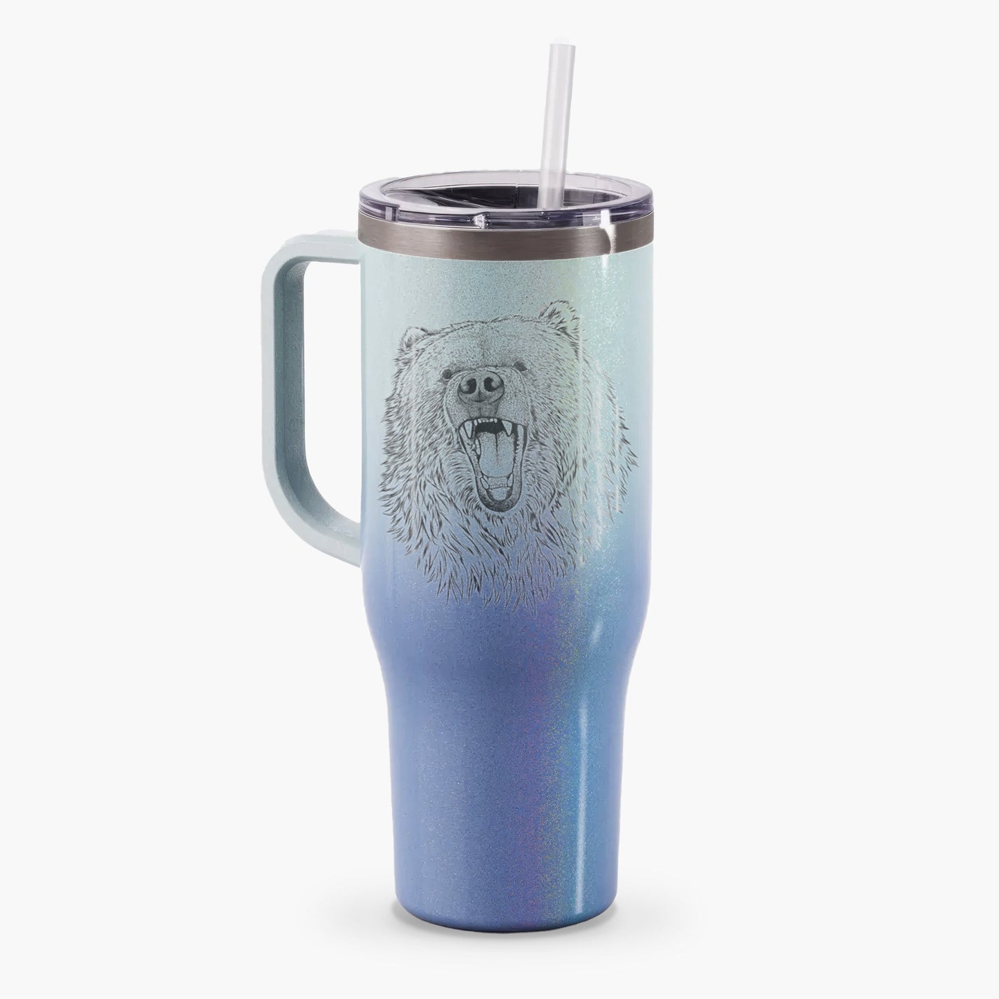 Ursus arctos - Kodiak Bear - 40oz Tumbler with Handle