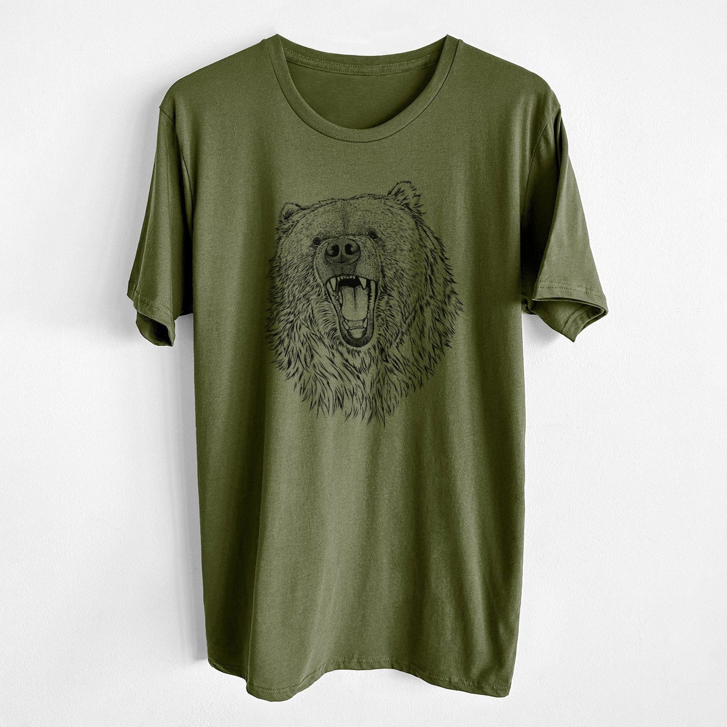 Ursus arctos - Kodiak Bear - Unisex Crewneck - Made in USA - 100% Organic Cotton