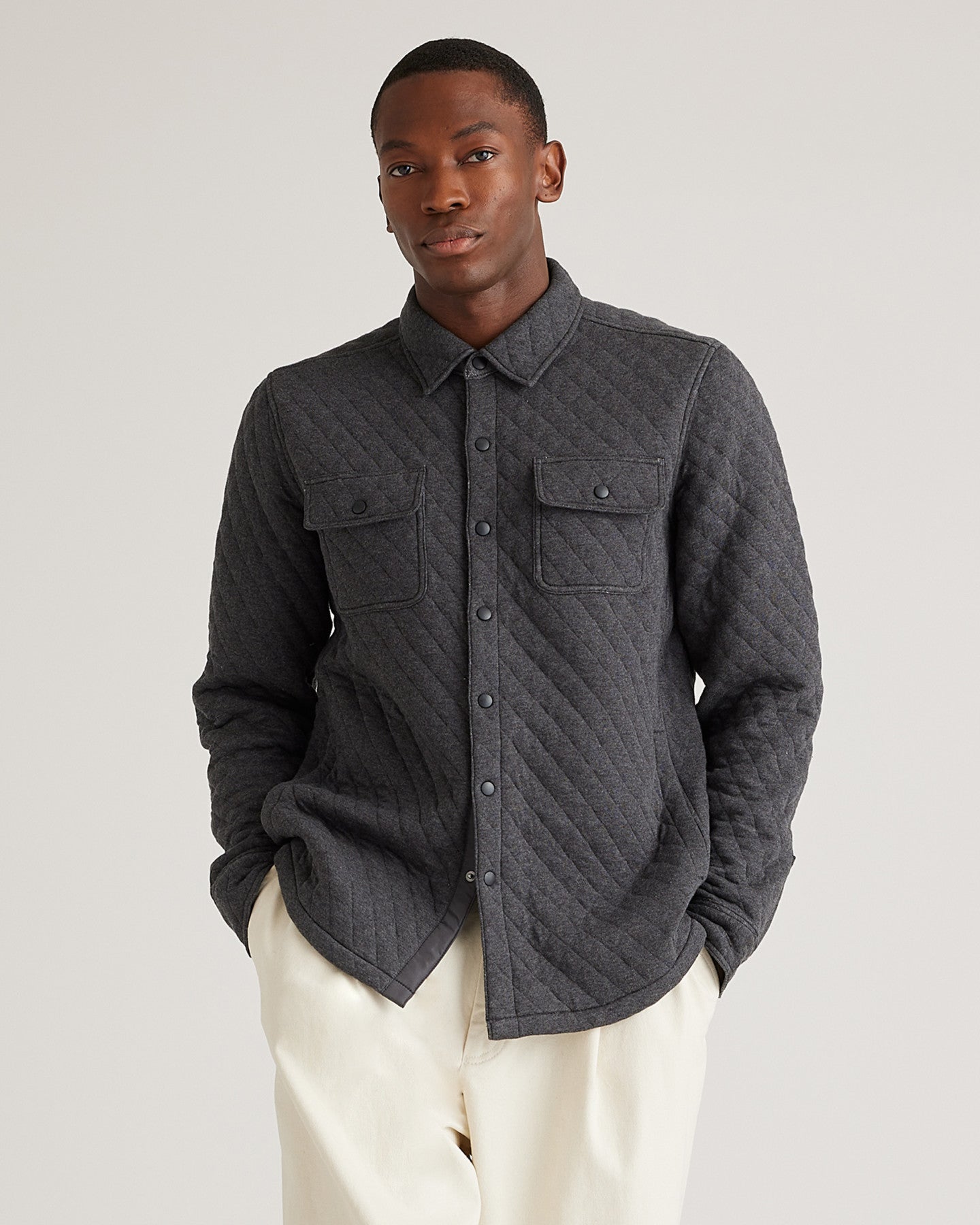 Quilted CPO Overshirt