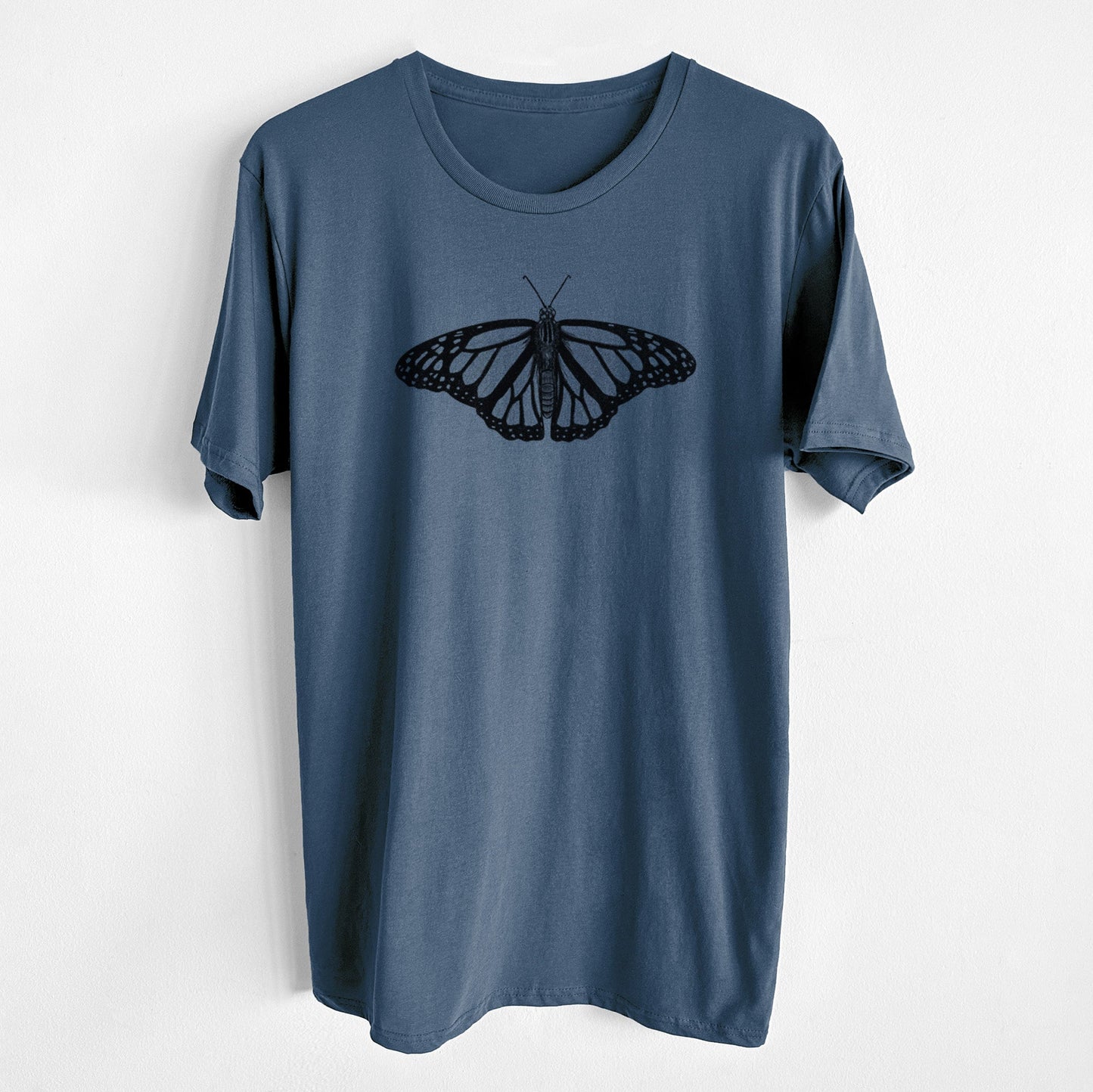 Danaus plexippus - Monarch Butterfly - Unisex Crewneck - Made in USA - 100% Organic Cotton