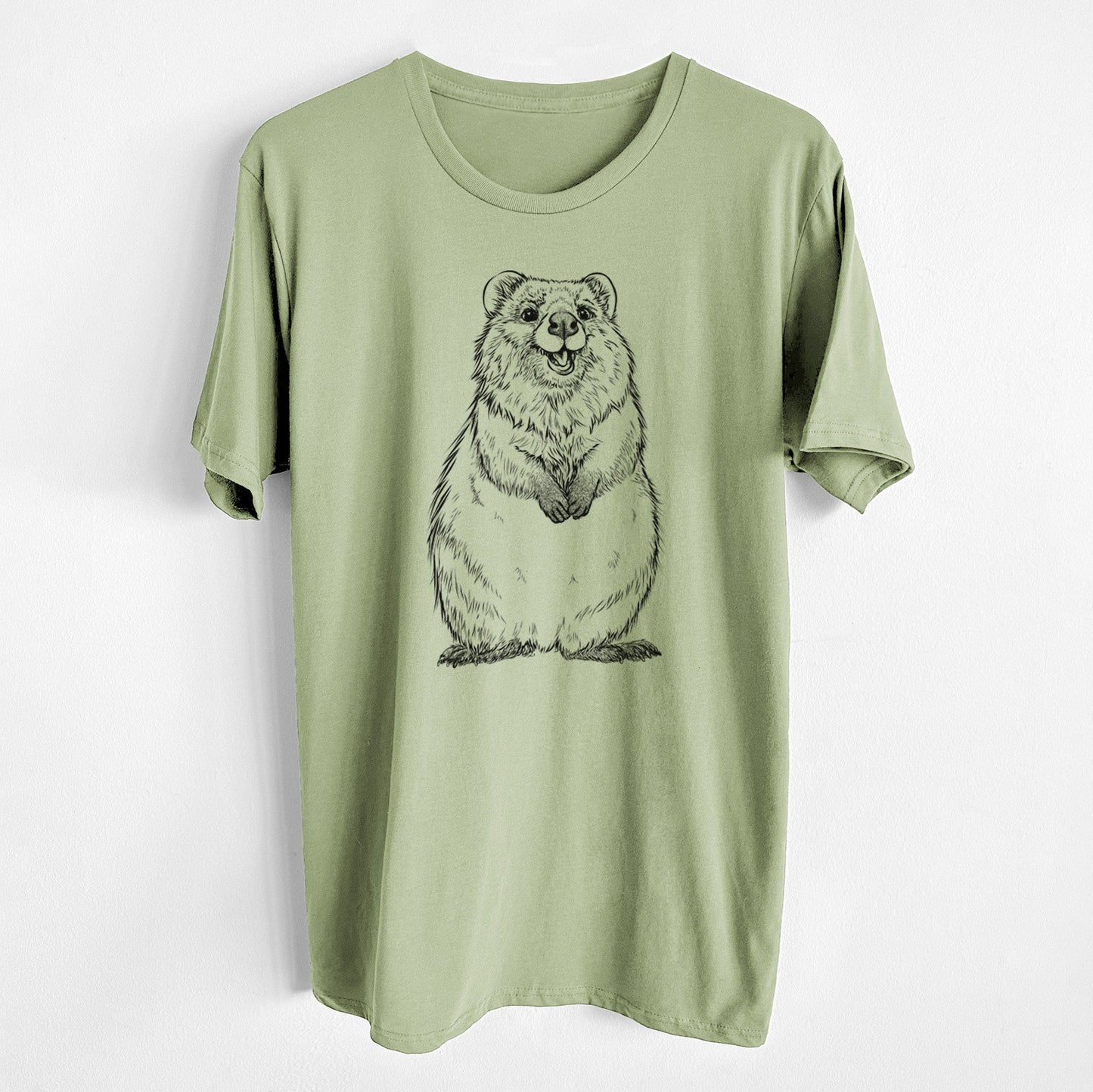 Quokkas - Setonix brachyurus - Unisex Crewneck - Made in USA - 100% Organic Cotton