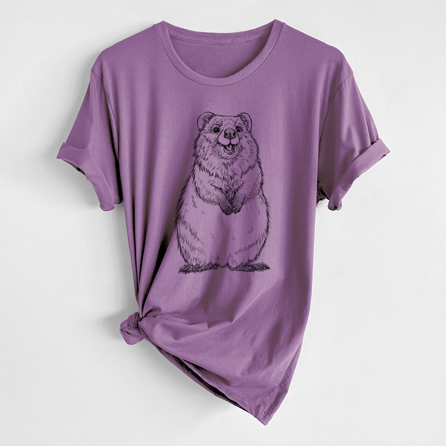 Quokkas - Setonix brachyurus - Unisex Crewneck - Made in USA - 100% Organic Cotton