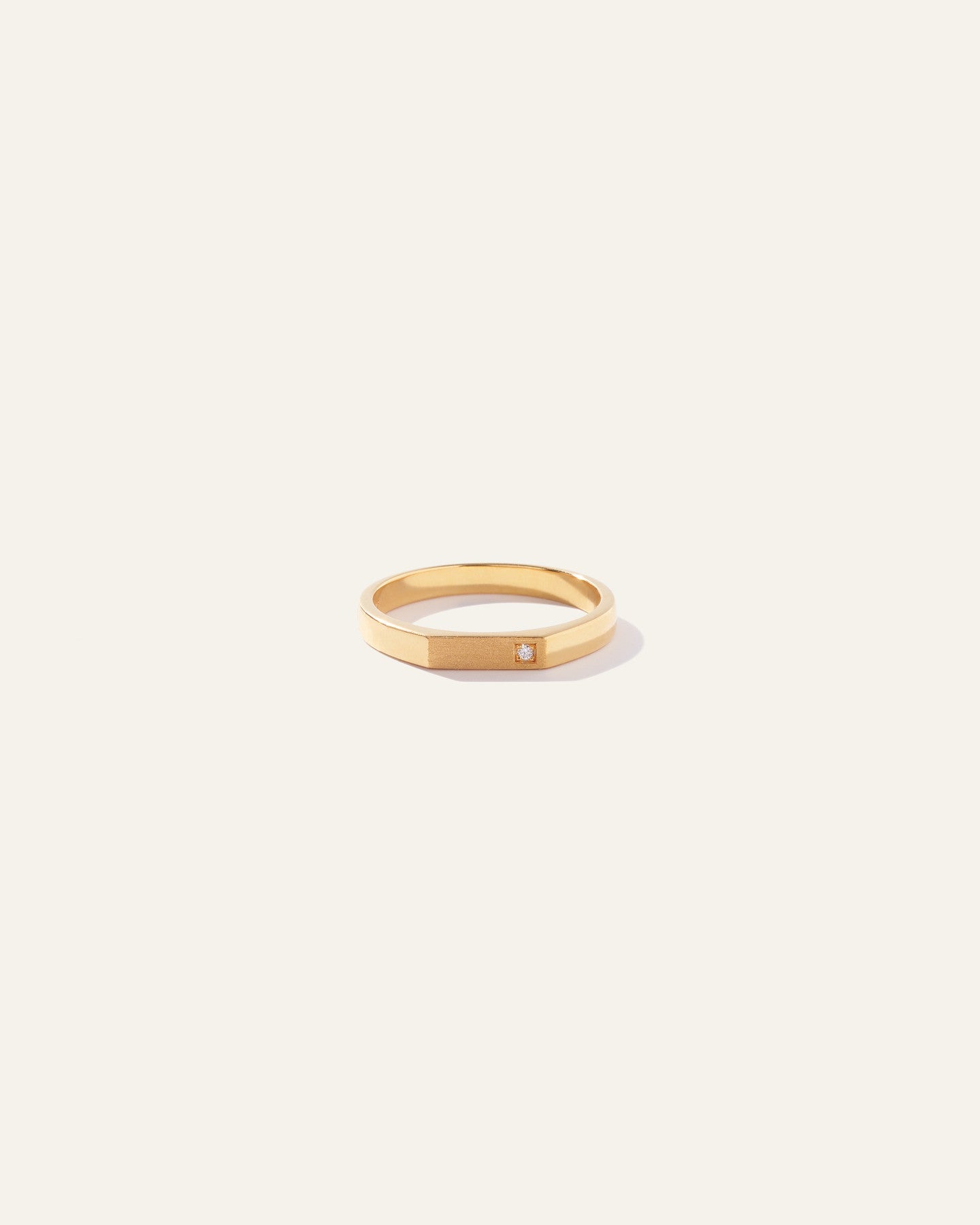 Asymmetrical Pave Diamond Ring
