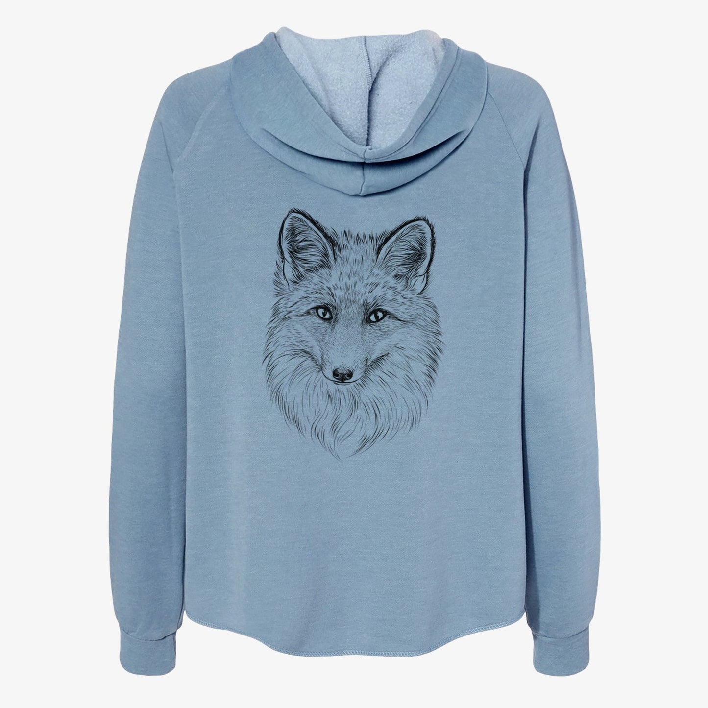 Red Fox - Vulpes vulpes - Women's Cali Wave Zip-Up Sweatshirt