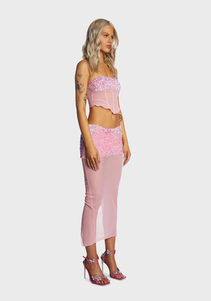 Baby Raise Your Glass Skirt Set