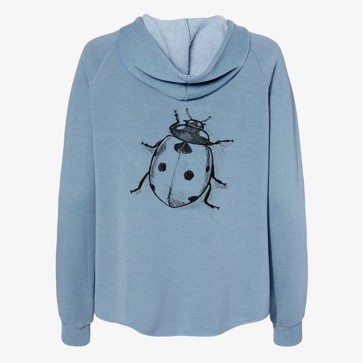 Coccinella septempunctata - Seven-spot Ladybird Ladybug - Women's Cali Wave Zip-Up Sweatshirt